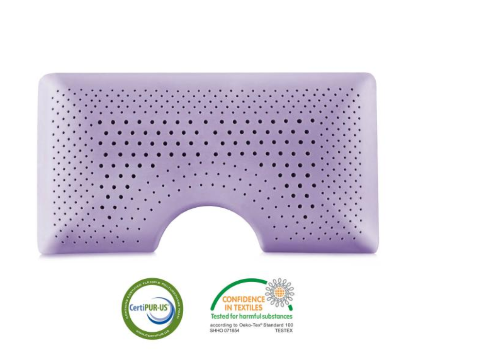 Malouf Lavender infused  Zoned Dough Shoulder Pillow