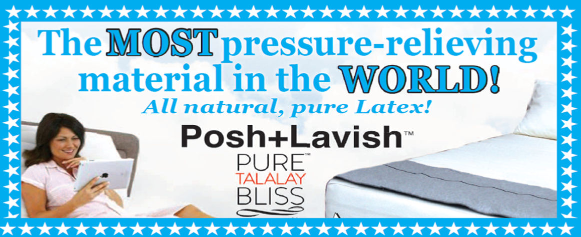 Posh+Lavish Luxury Latex Mattress Collection