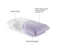 Malouf Lavender infused  Zoned Dough Shoulder Pillow